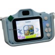 Дитячий фотоапарат 2 в 1 Собачка Babycamera з екраном та іграми в чохлі, блакитний (C 56663)