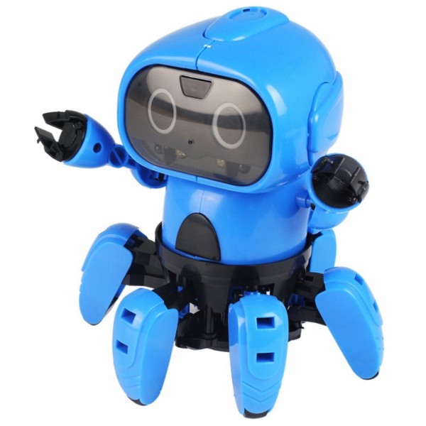 Робот-конструктор VBESTLIFE Small Six Robot висота 16 см, 2 режими, ІК-датчик, рух вперед/назад, LED-підсвітка очей (963)