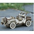 Механический 3D пазл Прицеп-автовоз с джипом (дополнение к Биг Риг), Wood Trick - WT 4820195190272