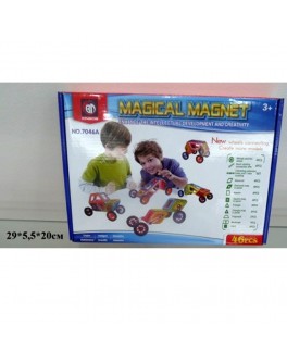Конструктор магнитный Magical Magnet на 46 деталей - mlt 7046a 