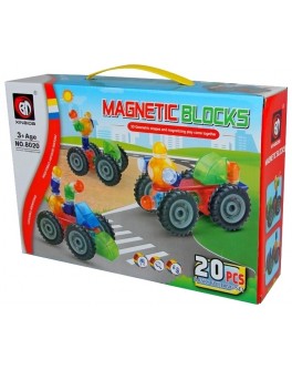 Магнитный конструктор Magnetic blocks, 20 деталей - ves 8020