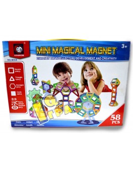 Конструктор магнитный MINI Magical Magnet на 58 деталей - mlt M058