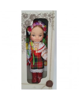 Лялька "Українка", простий наряд | 35 см - alb B219/2