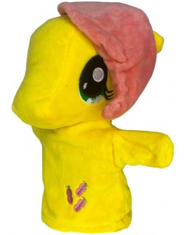 Лялька м'яка на руку Копиця Поні жовта (00657)