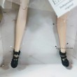 Лялька шарнірна Emily брюнетка в бежевій сукні з аксесуарами 30 см (QJ 067 A)