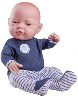Кукла Бэби в синих ползунках, 45 см, девочка, Paola Reina (5151) - kklab 5151