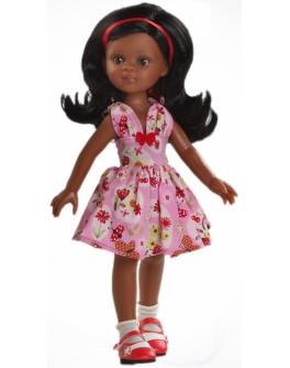 Кукла Нора в платьице Paola Reina, 32 см - kklab 04598