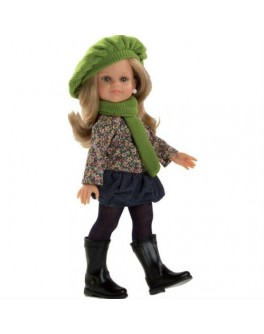 Кукла Клер в зеленом берете Paola Reina подружка модница (34621) 32 см без коробки Паола Рейна - kklab 34621