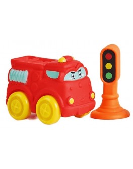 Машинка м'яка вінілова Jazhouda Toys Пожежна машина (JZD 100)