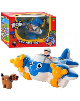 Самолёт полицейский, инерционный, "Wow Toys" - mpl 10309