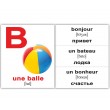 Картки Домана міні Алфавіт французька мова Вундеркінд з пелюшок  