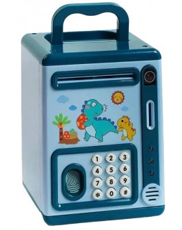 Дитячий сейф скарбничка, 3 режими, світло, звуки тварин, гроші, 2 кольори (5967 A)