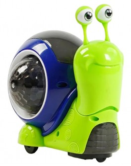Музична іграшка TK Group Равлик-павлик, світло, звук, проєктор, рухлива голова (97812)