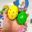 Набір музичних інструментів №4 для дітей у контейнері 15 предметів — маракаси, бубон, дудка, трикутник, свисток, сопілка