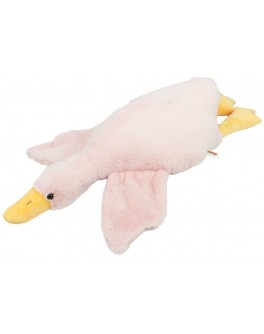 М'яка іграшка Копиця Гусак-обіймуся з пледом 80 см, рожевий (00293-2)