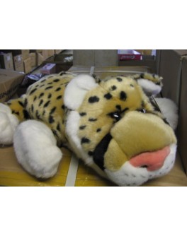 Мягкая игрушка Леопард, одевается на руку, рычит, 36 см  - ves МК60043