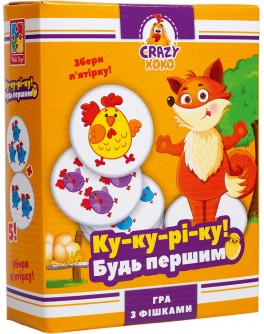 Гра настільна Vladi Toys розважальна Crazy Koko Ку-ку-рі-ку! (VT8025-08)