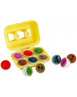 Розвиваюча іграшка Яєчний лоток Fun Game Динозаври 3D сортер, 6 яєць (41750)