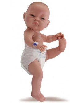 Кукла пупс Paola Reina Бэби мальчик в памперсе 45 см (35047) - kklab 35047