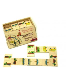Деревянная игрушка Домино Транспорт 28 дет. Розумний Лис - roz 90045