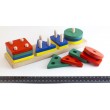 Деревянная игрушка Геометрик классический 4 фигуры Розумний Лис - roz 90008