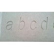 Зразки каліграфічного письма букв англійські тренажер демонстраційний 50 см