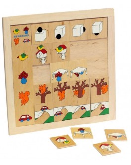 Деревянная игра Классификация. Расположи в пространстве Lam Toys - lam 1318