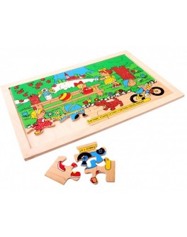 Деревянная игрушка пазл Парк Lam Toys - lam 1300