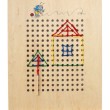 Игровая панель из дерева Шнуровка Вышивание Lam Toys - lam 446-2