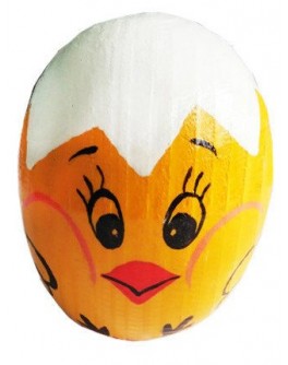 Деревянная игрушка яйцо Цыплёнок Клёпа Hega  - hega 139