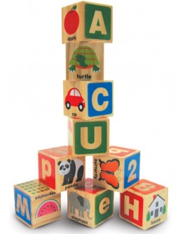 Деревянные кубики Цифры и Буквы Melissa & Doug - MD2253