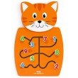 Деревянная игрушка настенная Viga Toys Кот с цифрами (50676) - afk 50676