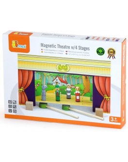 Кукольный театр настольный с 15 куклами Viga Toys (56005) - afk 56005