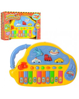 Детское игрушечное пианино Транспорт - mpl HK-988