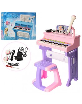 Детское пианино-синтезатор со стульчиком Холодное сердце - mpl CV8818-206CD