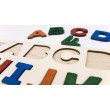 Деревянная рамка-вкладыш Английский Алфавит Розумний Лис - roz 90092