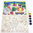 Деревянная рамка вкладыш - разрисовка Овощи Розумний Лис - roz 90093