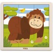 Пазл з дерева Viga Toys Мавпа (51440) - afk 51440
