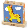 Пазл-кубики вертикальний Viga Toys Сафарі (50834) - afk 50834