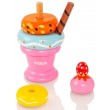 Іграшка дерев'яна Viga Toys Морозиво з фруктами. Полуничка (51321) - afk 51321