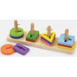 Дерев'яна головоломка Viga Toys Форма і колір (50968) - afk 50968