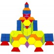 Дерев'яна іграшка Classic World Конструктор-мозаїка Веселі фігури - CW 2559