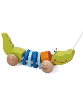 Дерев'яна іграшка Classic World Іграшка-каталка Крокодильчик - CW 3301