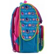 Рюкзак шкільний каркасний 1 Вересня H-11 Trolls turquoise, 33.5х26х13.5 - poz 555162