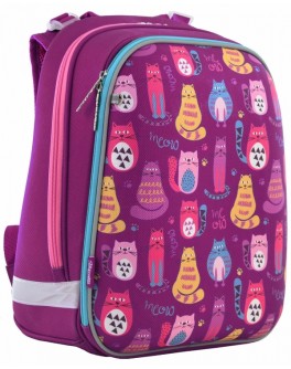 Рюкзак шкільний каркасний 1 Вересня H-12 Cute cats - poz 556024