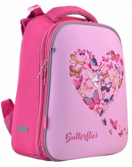 Рюкзак шкільний каркасний 1 Вересня H-12 Delicate butterflies - poz 556040
