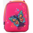 Рюкзак шкільний каркасний 1 Вересня H-12 Butterfly blue, 38х29х15 - poz 554579