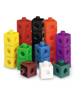 З'єднані кубики, 100 шт. Snap Cubes® Learning Resources