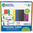 Набір Математичні кубики з картками, 115 шт. Mathlink® Learning Resources LER4286-UK - LER 4286-UK