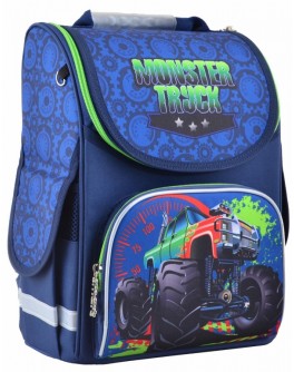 Рюкзак шкільний каркасний Smart PG-11 Monster truck, 34х26х14 - poz 554523